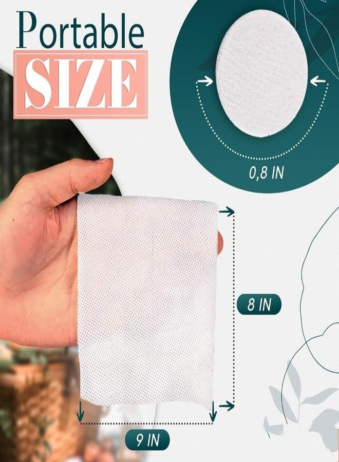 Feelhigh Compressed Towel Coin Tissues Portable Wipe Napkin Paper Tablets Non-Woven Disposable Home Hand Wipes for Travel Camping Beauty Salon Outdoor For Kids And Adults (200pcs) - Image 2